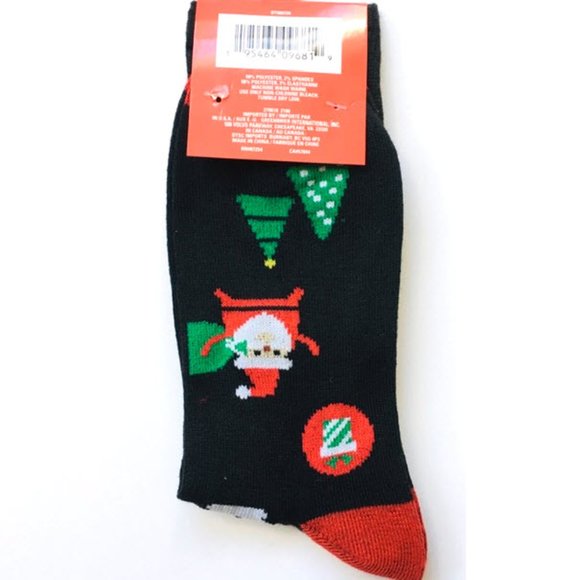 Mens Santa Snowman Christmas Socks - Picture 3 of 5